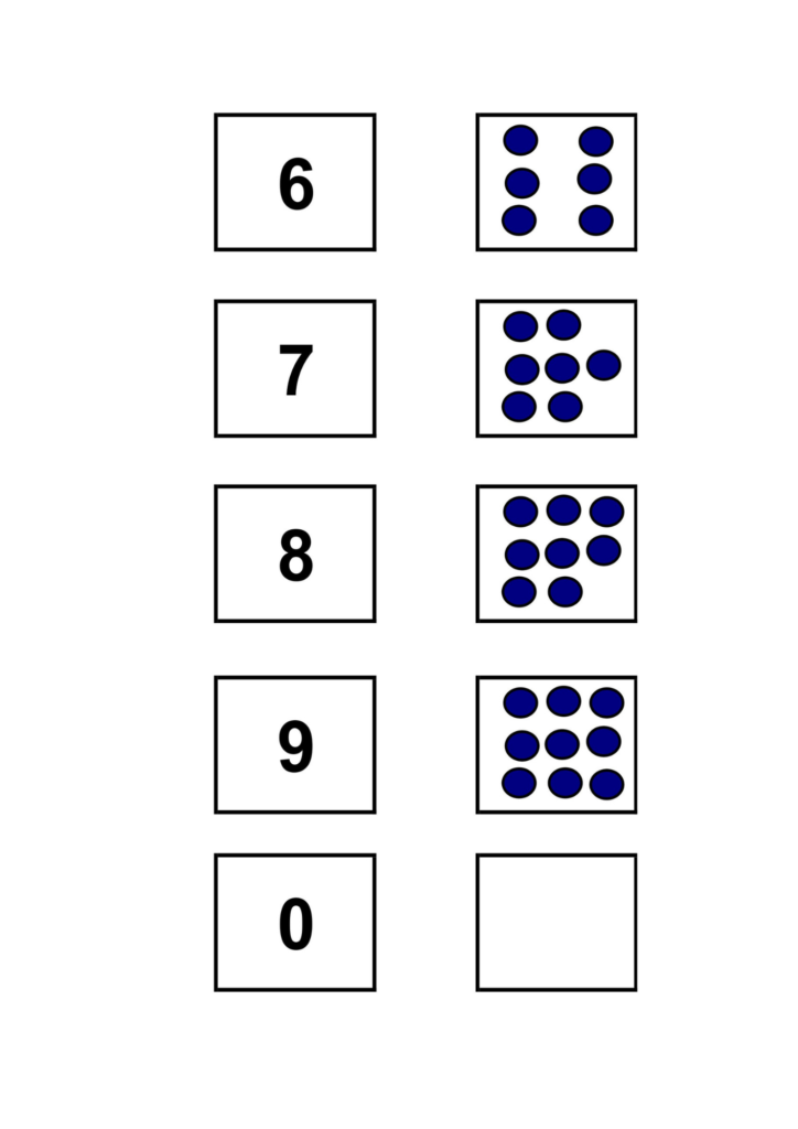 Jogos de pareamento dos números de 1-9 em 2023